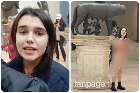 Maria Sofia spiega perché si è spogliata nuda ai Musei Capitolini ...